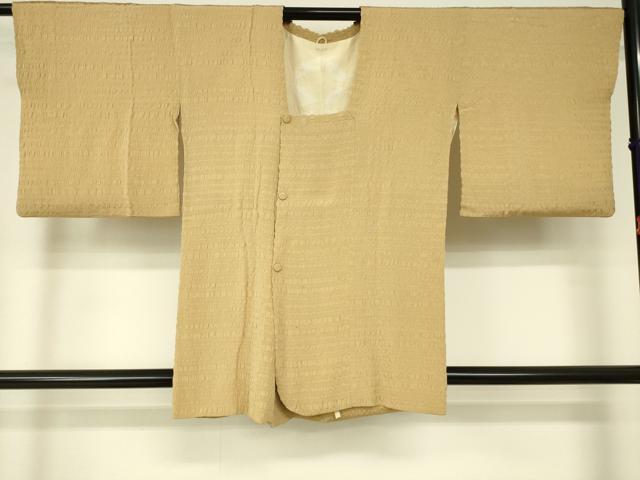 平和屋着物■道行コート 蜂蜜色 正絹 逸品 DAAK9014cm