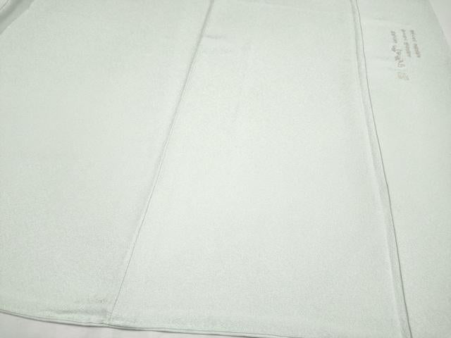 平和屋本店■極上 金彩友禅 卓越技能者・名工・和田光正 訪問着 鳳凰唐草 暈し染 銀彩 白緑色地 京都きもの友禅扱 逸品 未使用 CYAA0826s4