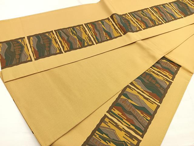 平和屋着物◎六通柄袋帯 紹紦 古今絵巻 正絹 逸品 BAAQ5890ea