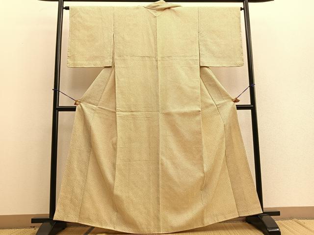 平和屋着物■大変加工の良い総絞り小紋 正絹 逸品 BAAQ5763yc