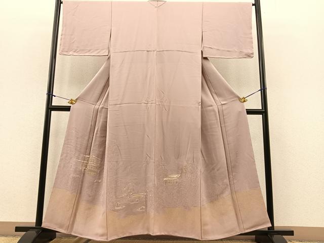 平和屋着物■豪華色留袖 寿光織 平安の煌めき 金糸 正絹 逸品 BAAQ7365hv