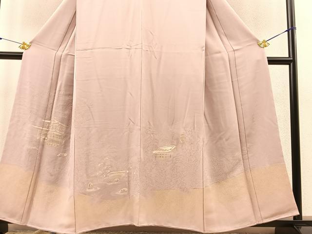 平和屋着物■豪華色留袖 寿光織 平安の煌めき 金糸 正絹 逸品 BAAQ7365hv