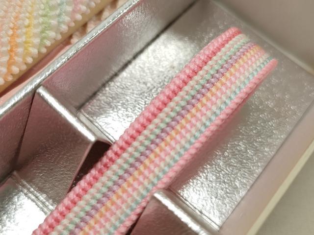 平和屋本店■和装小物 帯揚げ・帯締めセット2点 逸品 未使用 DZAA10505kh5