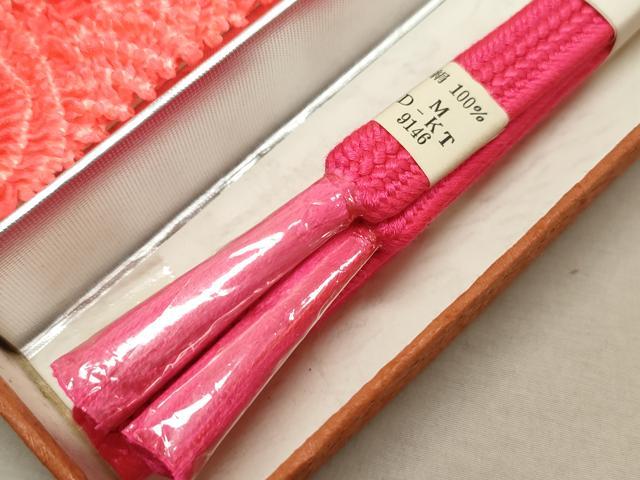 平和屋本店■和装小物 帯揚げ・帯締めセット2点 逸品 未使用 DZAA10505kh5