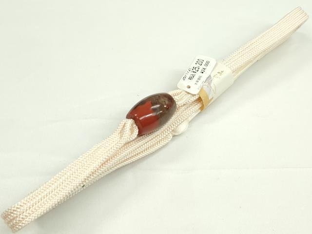 平和屋本店■和装小物 帯締め・帯揚げセット 京組み紐 天然石 逸品 未使用 CXAA0345s5