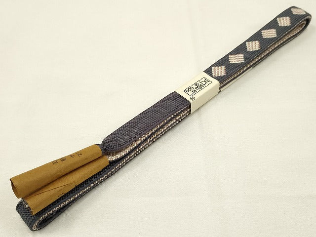 平和屋着物●無形文化財 江戸組紐 五嶋紐 帯締め 内記組 金糸 逸品 新品 AAAS2724ay