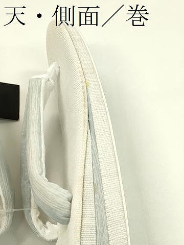 平和屋本店■和装小物 亜麻草履 スリーシーズン 春夏秋 麻 箱付き 逸品 新品 CXAA0438s5