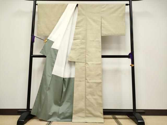 平和屋本店●極上 紅花紬 米沢 逸品 CYAA1998s5