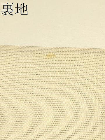 平和屋着物▽スリーシーズン 春夏秋 六通柄袋帯 舞葉シルエット 金糸 正絹 逸品 CAAR1297hy