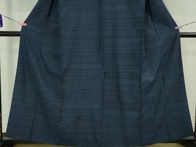 平和屋本店●極上 綿薩摩 東郷織物謹製 手織 160亀甲 實篤 永江明夫 綿 逸品 DZAA0210kh5
