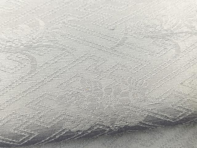平和屋着物▽上質な色無地 単衣 紗綾形花地紋 藤色 正絹 逸品 未使用 BAAS7677ui