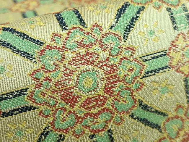 平和屋本店■極上 龍村美術織物 九寸開き名古屋帯 小蜀紅錦 逸品 DZAA5416kh5