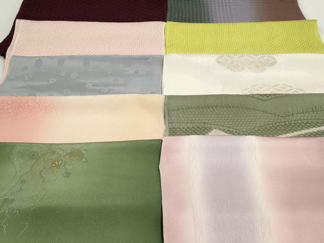 平和屋本店●和装小物 帯揚げ10枚 逸品 未使用 DZAA10740kh5