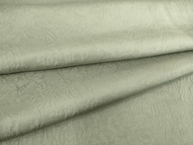 平和屋着物▽上質な色無地 単衣 草花地紋 蕎麦切色 正絹 逸品 DAAS0050az