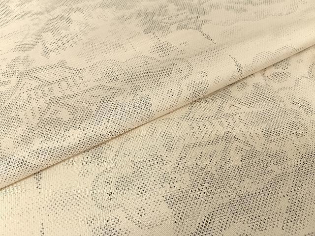 平和屋着物●本場大島紬 白大島 9マルキ 風景文 正絹 逸品 AAAT9368np