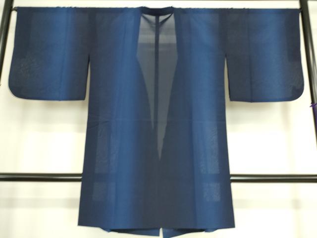 平和屋着物▽道行コート 二部式 スリーシーズン 春夏秋 塵除け 紗 縞 正絹 逸品 DAAS0117az