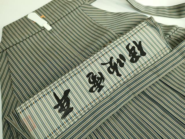 平和屋本店●極上 男性 馬乗り袴 縞 伊吹雪 逸品 DZAA5899kh5