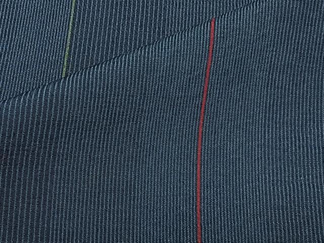平和屋着物▽上質な小紋 単衣 縞 正絹 逸品 CAAS2484xi