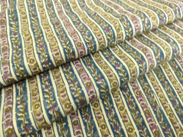 平和屋着物▽上質な小紋 単衣 花間道 正絹 逸品 DAAS0201az