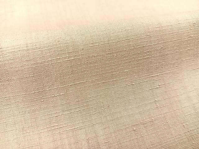 平和屋着物▽結城紬 単衣 霞文 正絹 逸品 BAAS8196yc