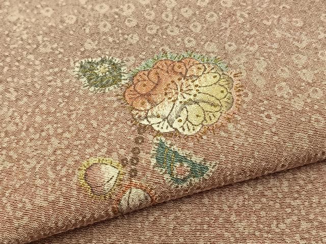 平和屋着物▽上質な小紋 単衣 辻が花 手描き 正絹 逸品 BAAT0426yt