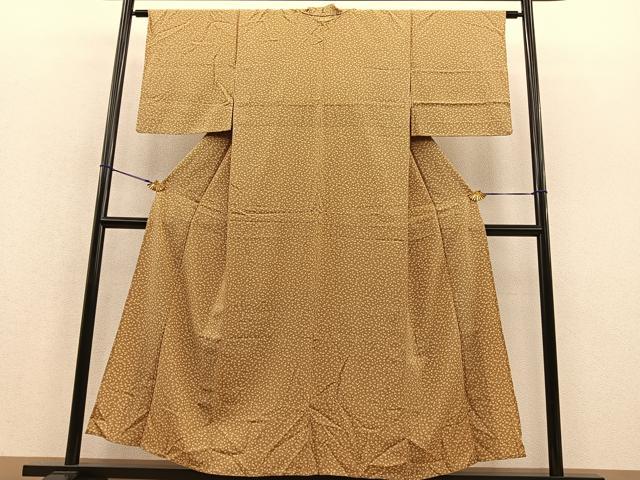 平和屋着物▽江戸小紋 単衣 松竹梅 正絹 逸品 BAAT1133hv