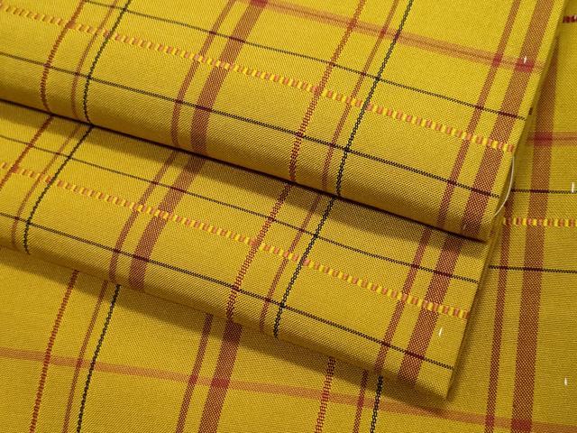 平和屋着物●上質な紬 吉野間道 正絹 逸品 未使用 CAAR8255vf