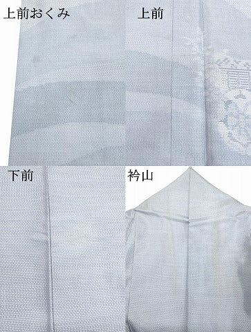 平和屋着物●本場大島紬 訪問着 御所車花文 さが美扱い 正絹 逸品 DAAS2181tw