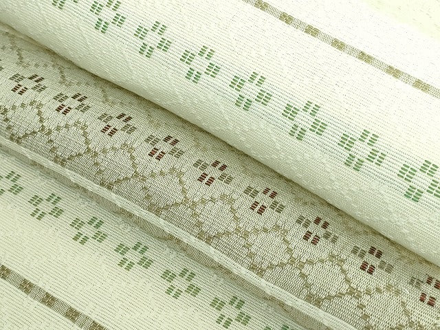 平和屋本店■極上 夏物 八寸名古屋帯 花織 逸品 DZAA5166kh5