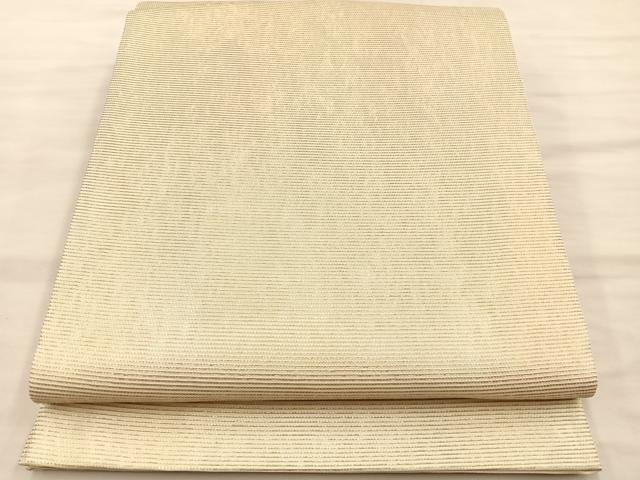平和屋着物*夏物 六通柄袋帯 霞文 金糸 正絹 逸品 BAAT3028hv