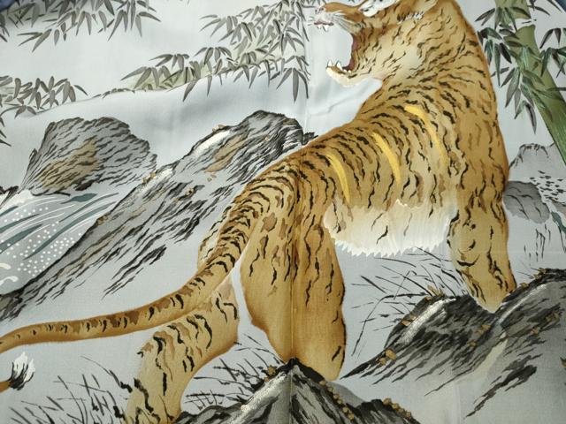 平和屋着物●男性 紬 アンサンブル 100亀甲 総詰め 正絹 逸品 未使用 DAAS2286tw
