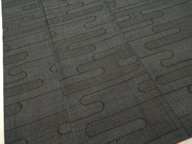 平和屋着物●結城紬 100亀甲 霞文 正絹 逸品 DAAS2322tw