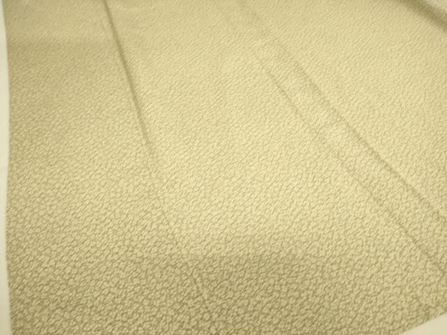 平和屋着物▽上質な小紋 単衣 小花 鬼しぼ縮緬 正絹 逸品 DAAS0328az
