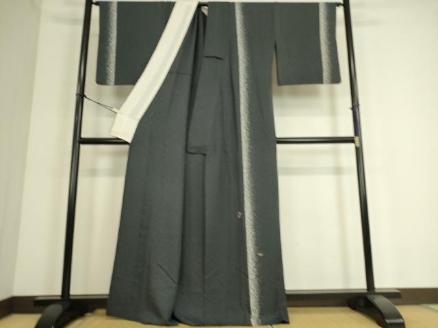 平和屋着物▽訪問着 単衣 刺繍 舞葉間道 金糸 正絹 逸品 DAAS0345az