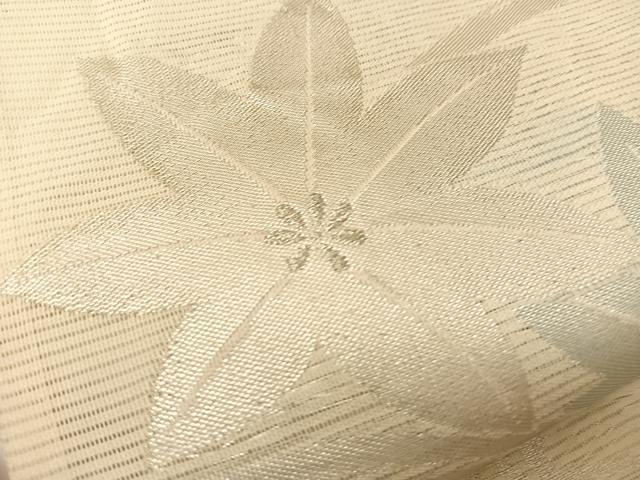 平和屋着物*夏物 六通柄袋帯 竜田川 金糸 正絹 逸品 BAAT0700yc
