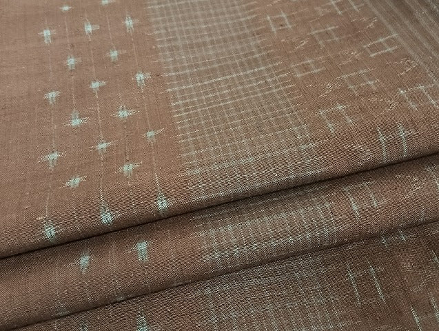 平和屋着物●上質な紬 間道 正絹 逸品 AAAU4228np