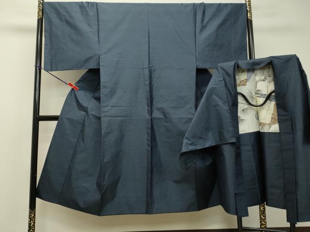 平和屋着物●男性 本場大島紬 アンサンブル 100亀甲 総詰め 正絹 逸品 DAAS2467tw