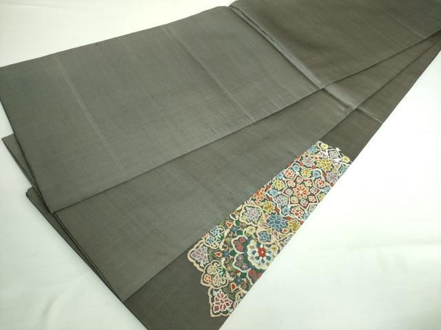平和屋本店■極上 中国三大刺繍 相良刺繍 太鼓柄袋帯 正倉院花文 金糸 逸品 DZAA6077kh5