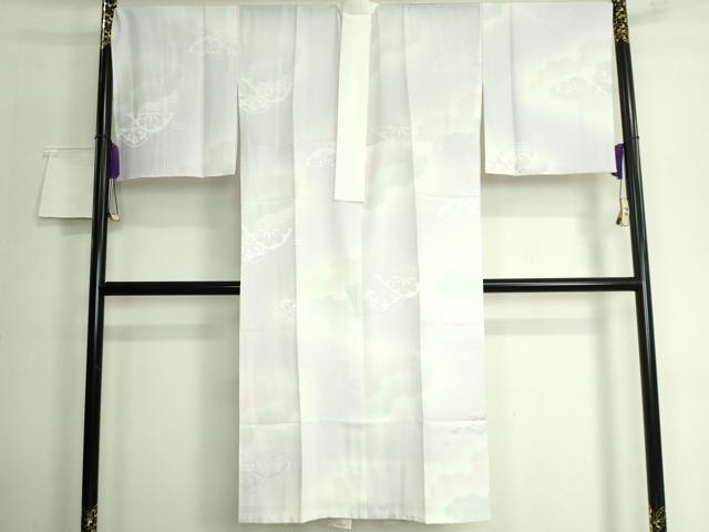 平和屋本店■上質な長襦袢 無双仕立て 片輪車 暈し染め 逸品 未使用 DZAA6120kh5