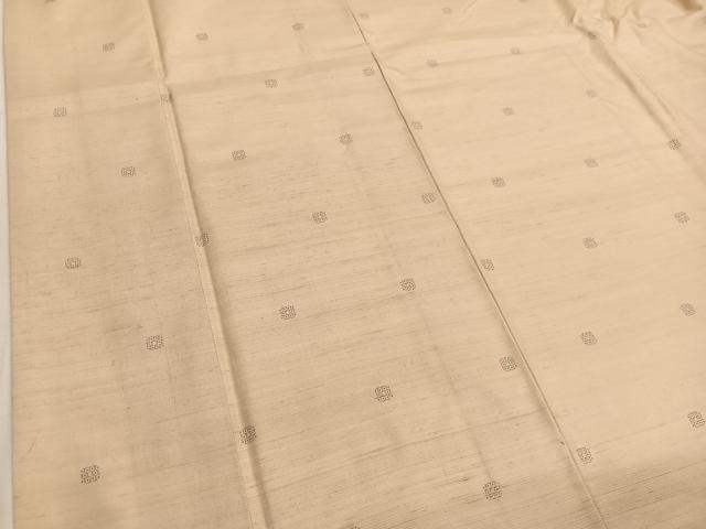 平和屋着物●上質な紬 亀甲文 高島屋扱い 正絹 逸品 BAAT6614hv