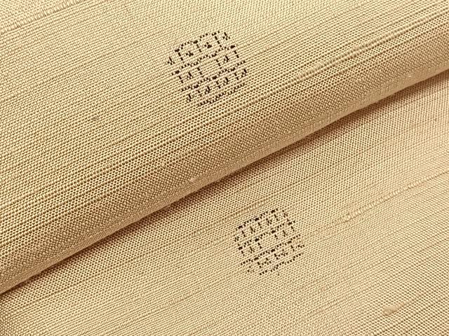 平和屋着物●上質な紬 亀甲文 高島屋扱い 正絹 逸品 BAAT6614hv