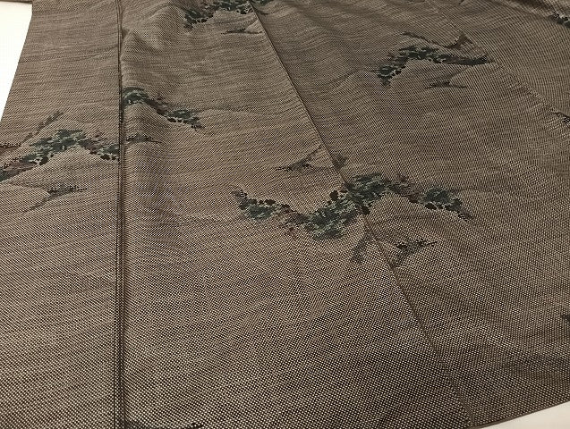 平和屋着物●本場大島紬 9マルキ 風景文 正絹 逸品 AAAU4323np