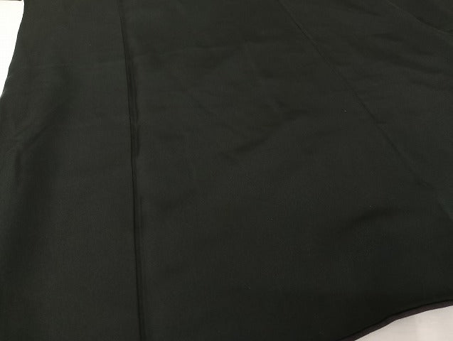平和屋着物●男性 黒紋付 羽織セット キングサイズ 正絹 逸品 AAAU4340np