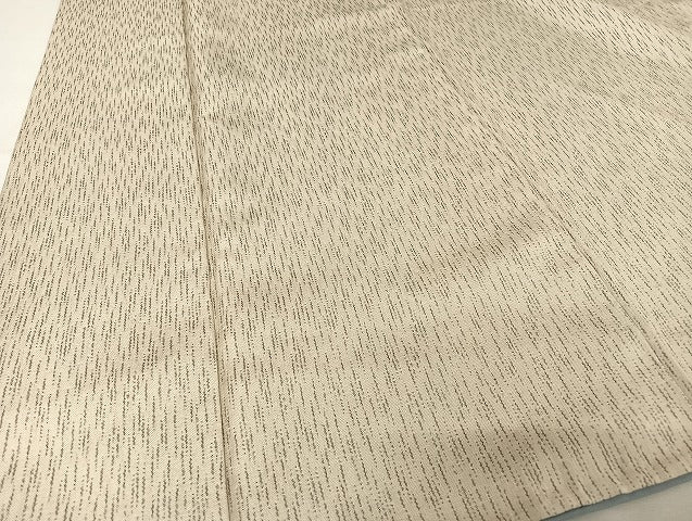 平和屋着物●上質なお召 縞 正絹 逸品 AAAU4346np