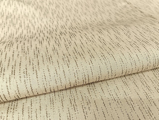 平和屋着物●上質なお召 縞 正絹 逸品 AAAU4346np