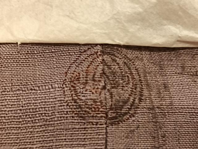 平和屋着物●上質な紬 色無地 鳩羽鼠色 正絹 逸品 BAAT6658hv