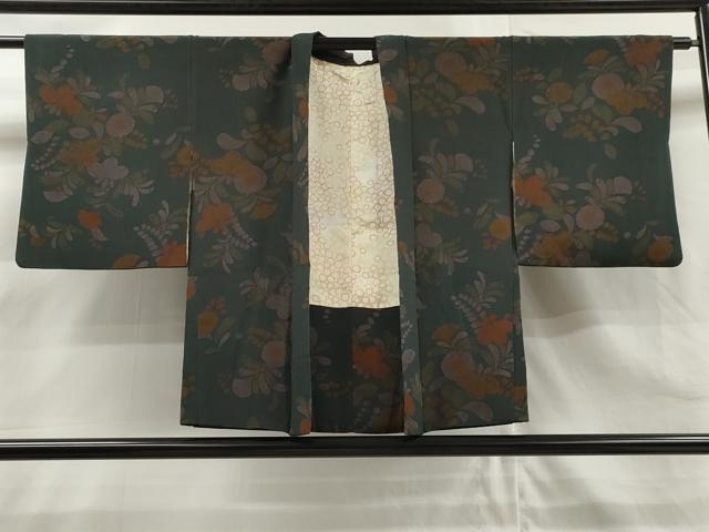 平和屋着物∞羽織 辻が花 鬼しぼ縮緬 正絹 逸品 CAAR9090id