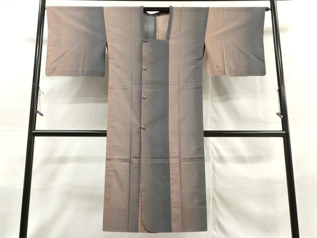 平和屋着物▽道行コート スリーシーズン 春夏秋 塵除け 霞文 ロング丈 正絹 逸品 CAAR9100id