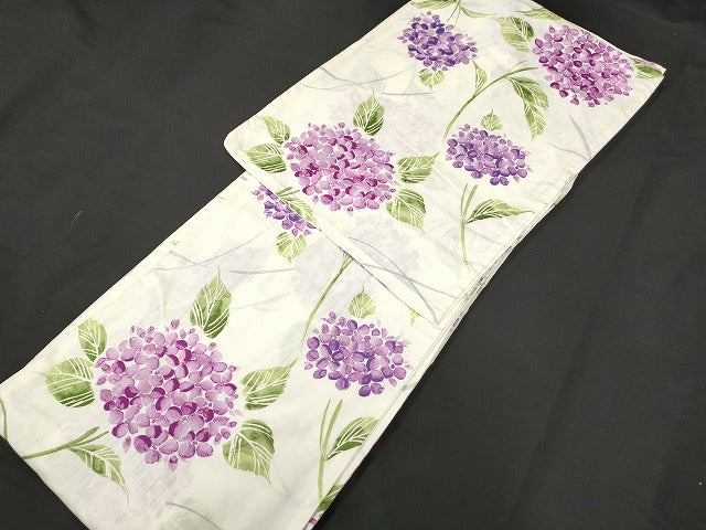 平和屋本店■浴衣 まとめて 3点 花柄 朝顔 紫陽花 など 着用可能多数 ppp2032 km