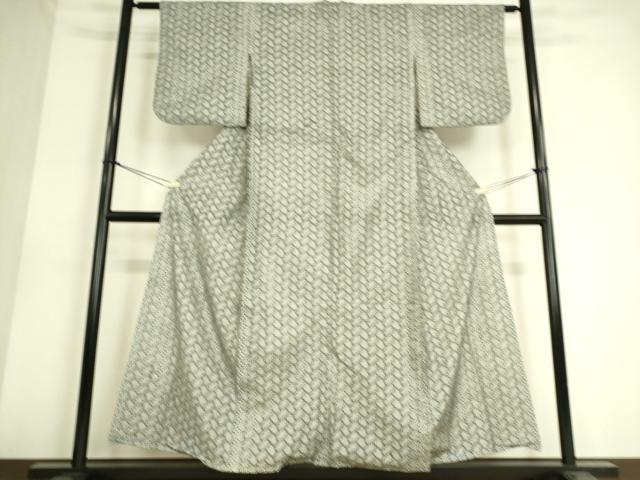 平和屋着物▽小紋 袷 総レース 舞桜文 DAAS0567az